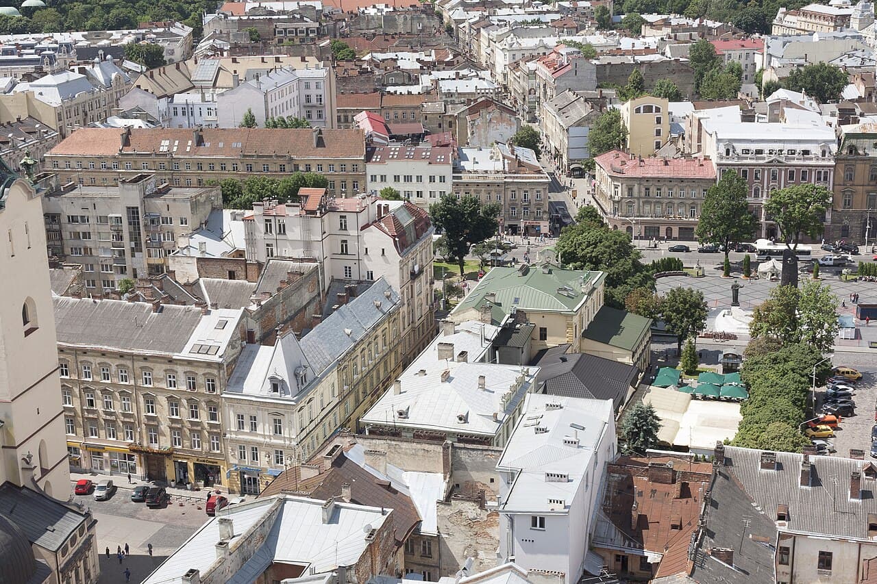 The old town in Lviv